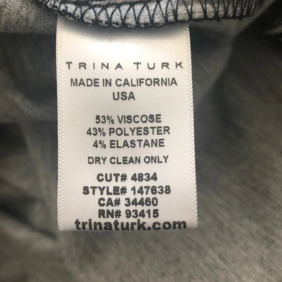 {Trina Turk} Dress, size small Like New - Picture 7 of 7